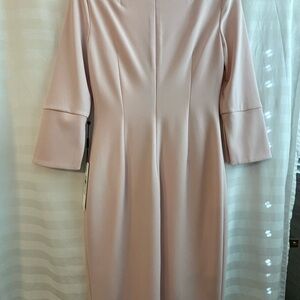 Calvin Klein Soft Pink Long Sleeve Dress
